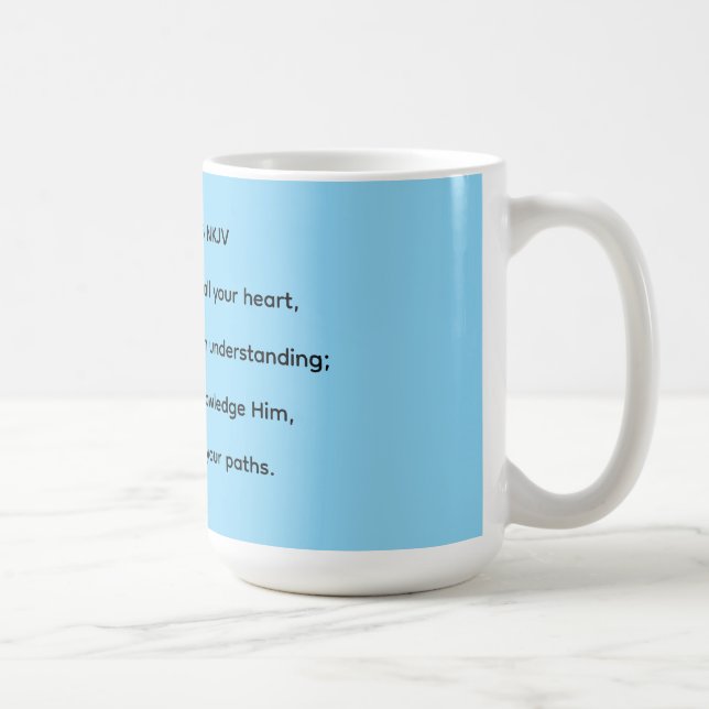 Trust in the lord Mug Kaffeetasse (Rechts)