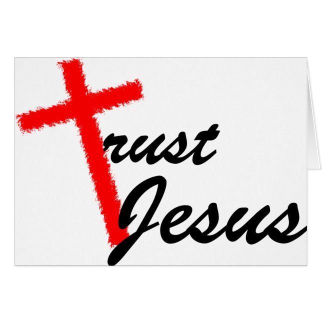 Trust Jesus Cross (Vorderseite (Horizontal))
