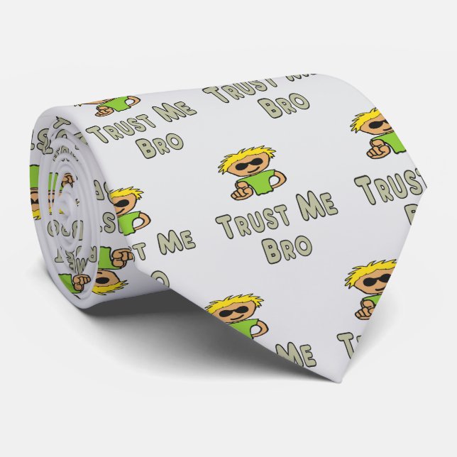 Trust Me Bro Krawatte (Gerollt)