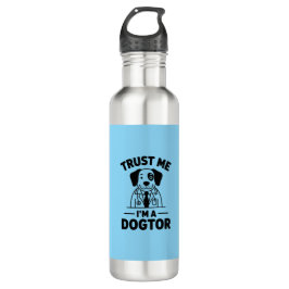 Trust Me I’m a Dogtor Edelstahlflasche