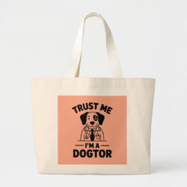 Trust Me I’m a Dogtor Jumbo Stoffbeutel