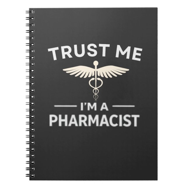 Trust Me I’m a Pharmacist Funny Pharmacy Notizblock (Vorderseite)