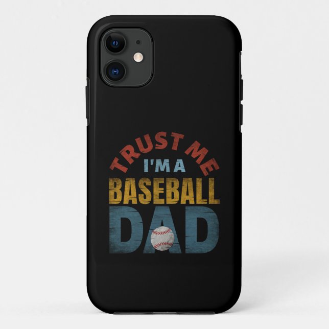 TRUST ME I'M A BASEBALL DAD Case-Mate iPhone HÜLLE (Rückseite)
