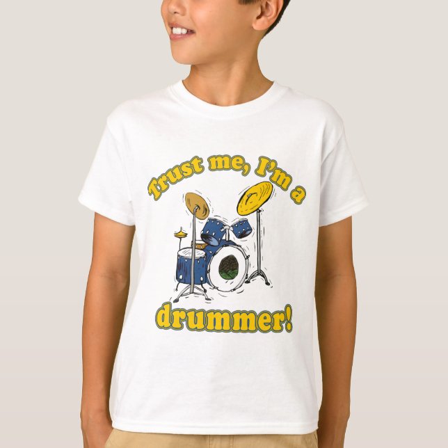 Trust Me Im a Drummer T-Shirt (Vorderseite)