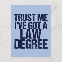 Trust Me Lawyer Funny Law School Abschluss