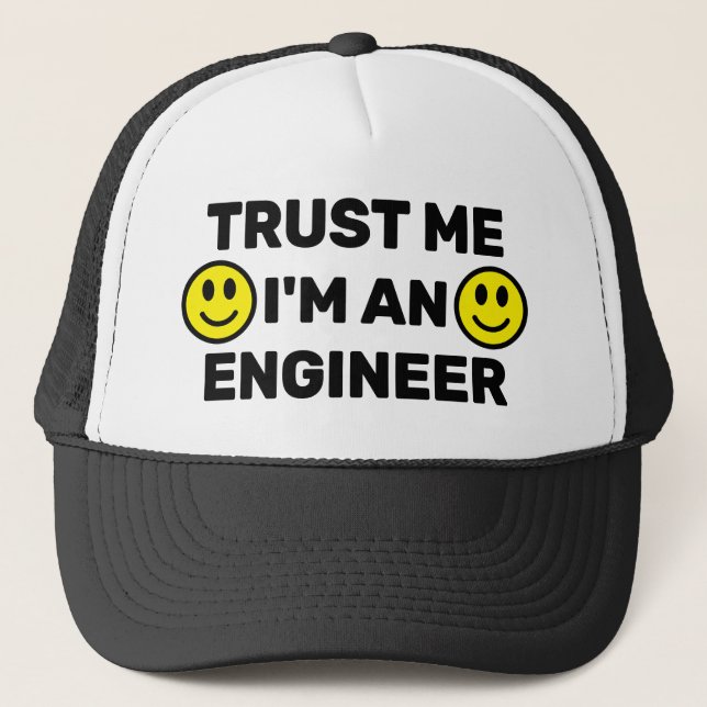 Trust Me Trucker Hat (Customize It!) Truckerkappe (Vorderseite)