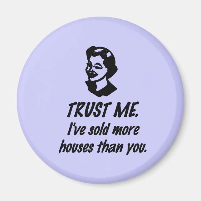 Trust Me - weiblich Magnet (Vorne)