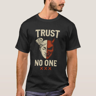TRUST NO ONE - Engel & Demon T-Shirt Gift