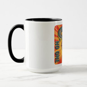 "Trust No one - Retro Snake Handshake Art   Tasse