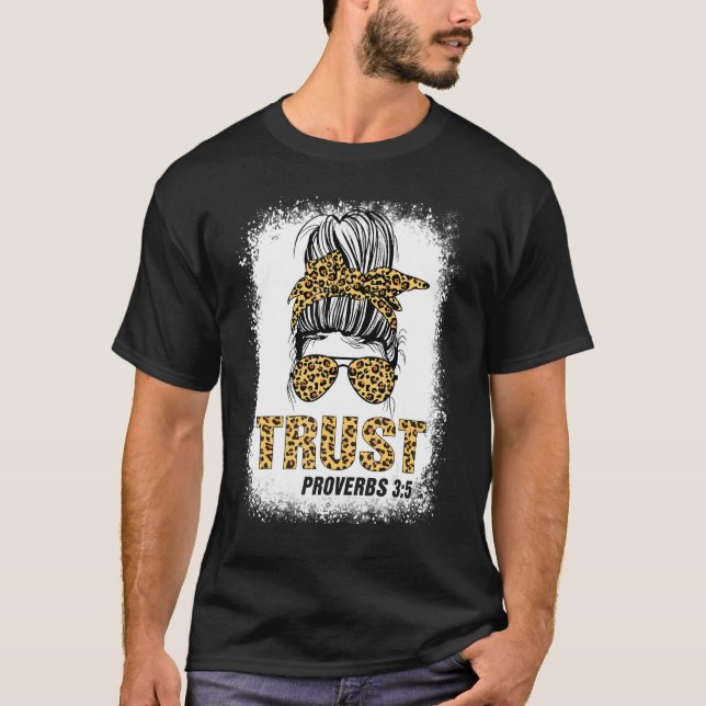 Trust Sprichwörter 35 Bible Verse Bleaches Women M T-Shirt (Vorderseite)