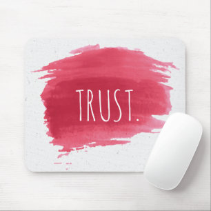 TRUST Text auf roter Farbe Maus-Pad Mousepad
