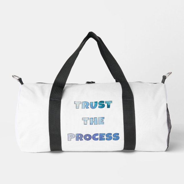 Trust The Process – Mindset Matters  Duffle Bag (Vorderseite)