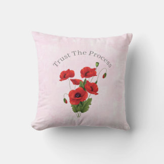 Trust The Process Throw Pillow Kissen