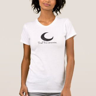 "Trust the Universe" White-Tee-Hemd T-Shirt