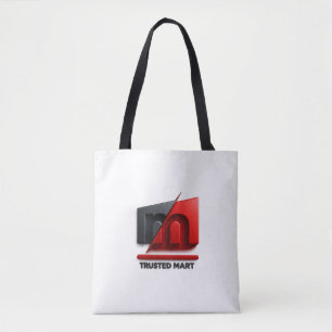 Trusted Mart 3D Logo Totbeutel