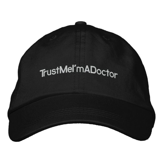 TrustMeI'mADoctor Baseball Cap Bestickte Kappe (Vorderseite)