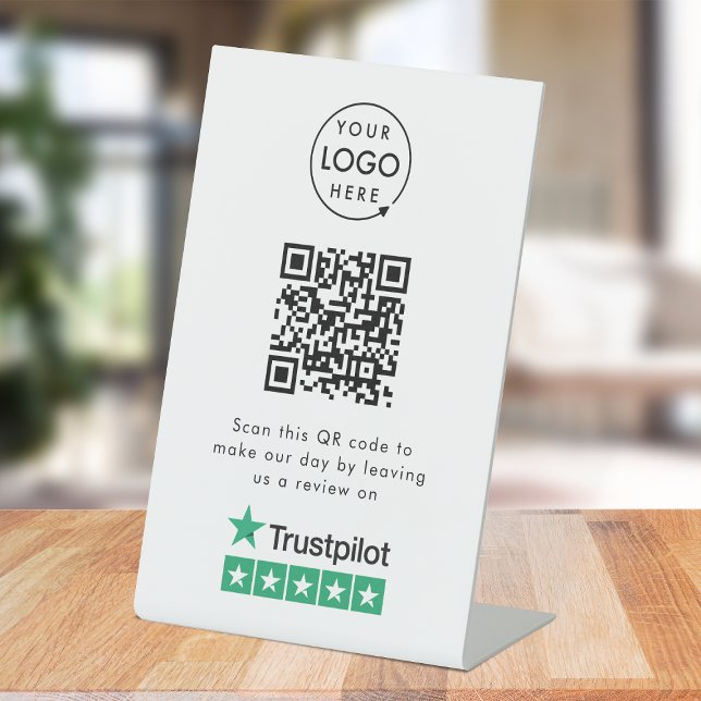 Trustpilot-Überprüfungen | Business Review Link QR Sockelschild (Von Creator hochgeladen)