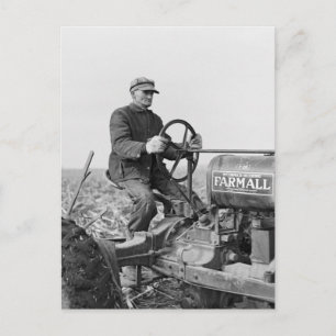 Trusty Old Tractor, 1930er Postkarte