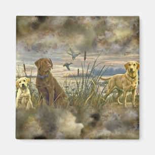 Trusty Retrievers Magnet