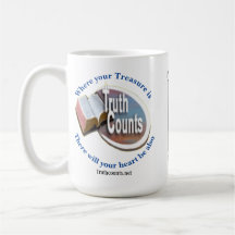 "Truth Counts" Kaffee-Tasse