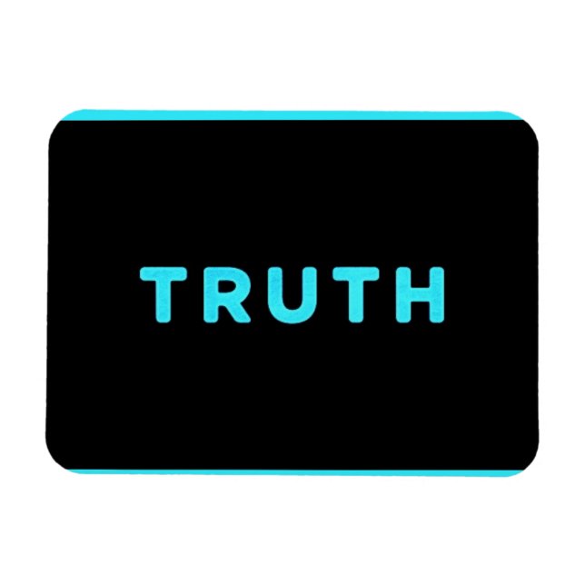 TRUTH EONESTY INTEGRITY MOTTO MOTIVIEREND EXPRESS MAGNET (Horizontal)