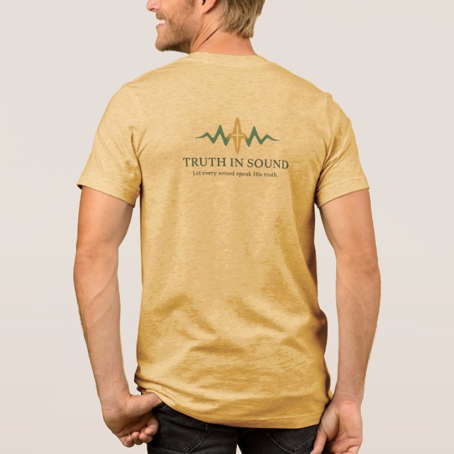 Truth in Sound Official Merch Tri-Blend Shirt (Rückseite)