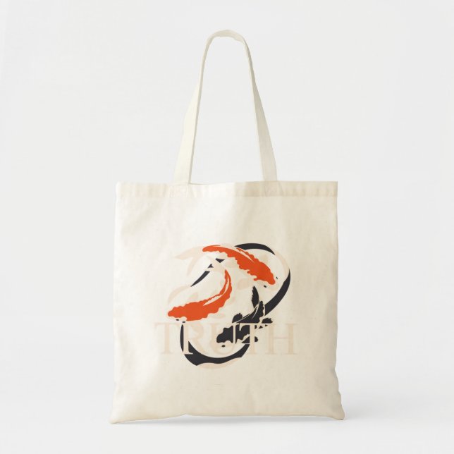 Truth – Japanese Koi Symbol of Authentic Living Tragetasche (Vorne)