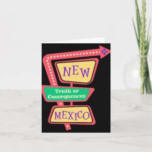 Truth Or Consequences New Mexico Nm Retro Vintage  Karte