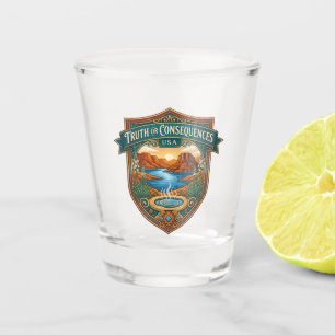 Truth or Consequences New Mexico Schnapsglas