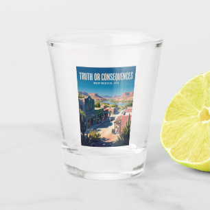 Truth or Consequences USA Schnapsglas