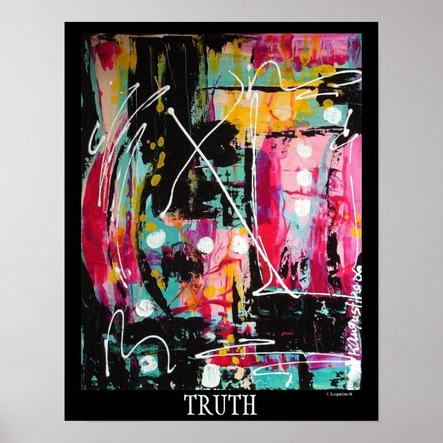 TRUTH Poster von Kathy Augustine (Vorne)