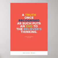 Truth Puts an End to a Believer's Thinking