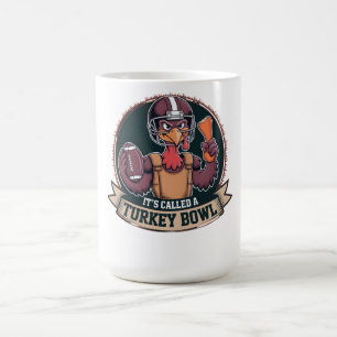 Truthahn Bowl Football - Es heißt Truthahn Bowl Kaffeetasse
