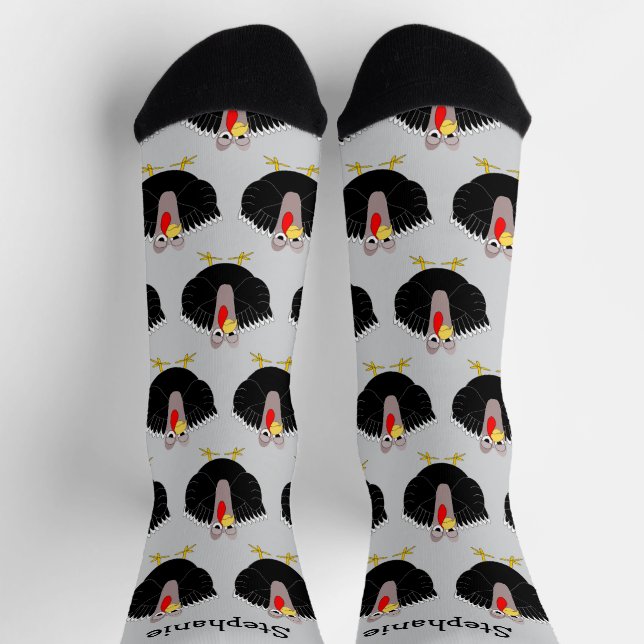 Truthahn-Design-Socken Socken (Oben)