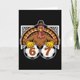 Truthahn Fußball 67 Meme Lustig Thanksgiving Sport Karte