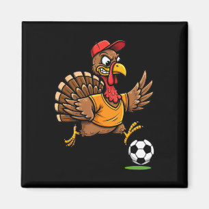 Truthahn Fußball Thanksgiving Truthahn spielt Fußb Magnet