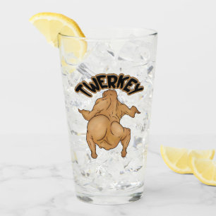 Truthahn-Glas-Tasse zum Thanksgiving Glas