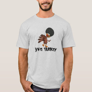 Truthahn im Disco-Anzug T-Shirt