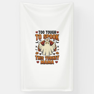 Truthahn-Mama-Halloween-Shirt mit Vintage-Nurse-Gh Banner