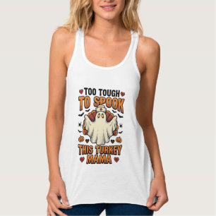 Truthahn-Mama-Halloween-Shirt mit Vintage-Nurse-Gh Tank Top
