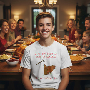 Truthahn Mittelpunkt des Erntedankfestes T-Shirt