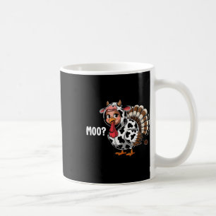 Truthahn Muuh lustiger Erntedankfest Kinder Jungen Kaffeetasse