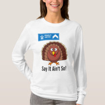 Truthahn Nach dem Erntedankfest Cartoon Sweatshirt