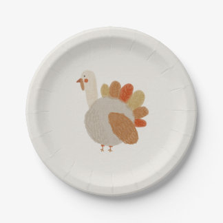 Truthahn-Papierteller - Thanksgiving-Tischdekorati Pappteller
