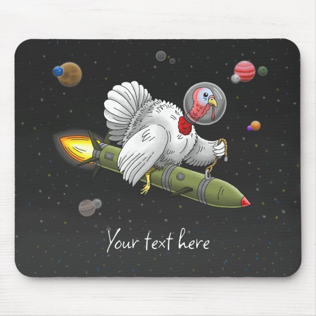 Truthahn-Rakete in der Galaxie Mousepad (Vorne)