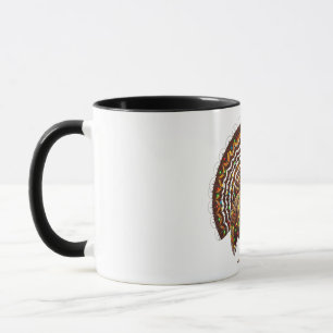 Truthahn-Santa-Hut-Weihnachtslichter Fröhliches Ga Tasse