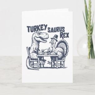 Truthahn Saurus Rex Lustiger Dinosaurier T-Rex Tru Karte