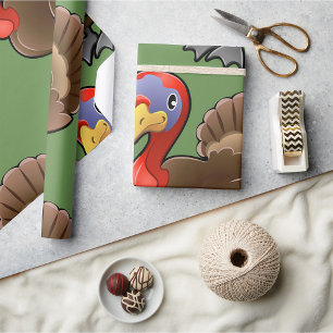 Truthahn-Verpackungspapier Geschenkpapier