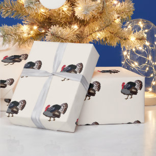 Truthahn Vogel Truthahn Geschenkpapier