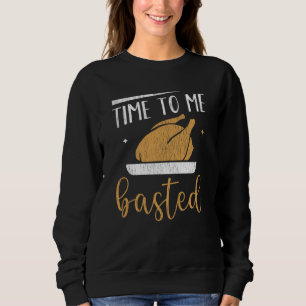 Truthahn zum Erntedankfest Familien-Matching Sweatshirt